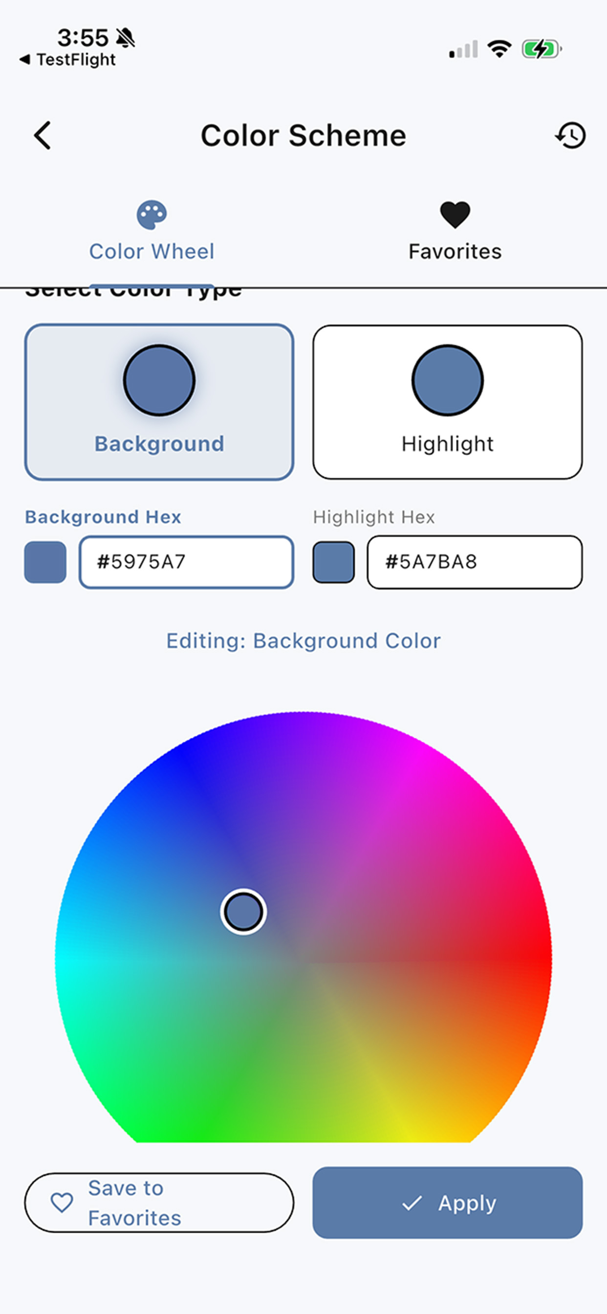 Record editor screen